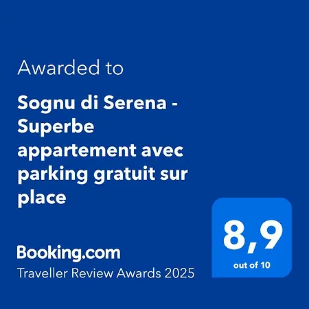 Sognu Di Serena - Superbe Avec Parking Gratuit Sur Place Lejlighed *